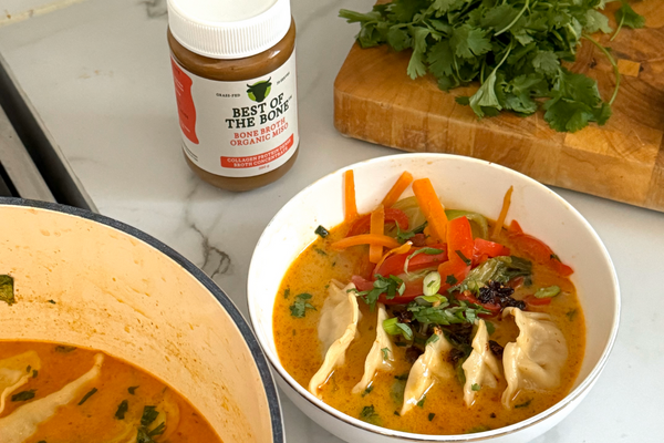 Red Curry Dumpling Soup