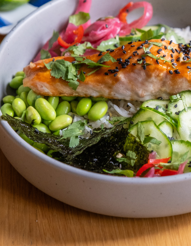 Miso Salmon Bowl
