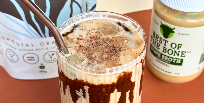 Bone Broth Iced Mocha