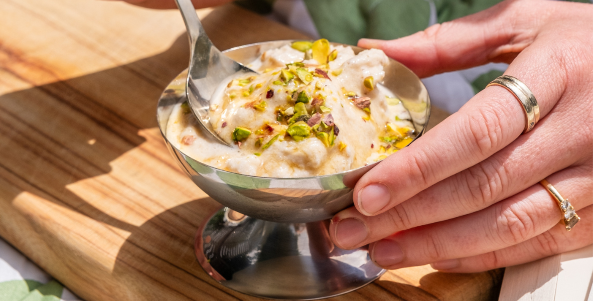 SALTED CARAMEL BONE BROTH ICECREAM