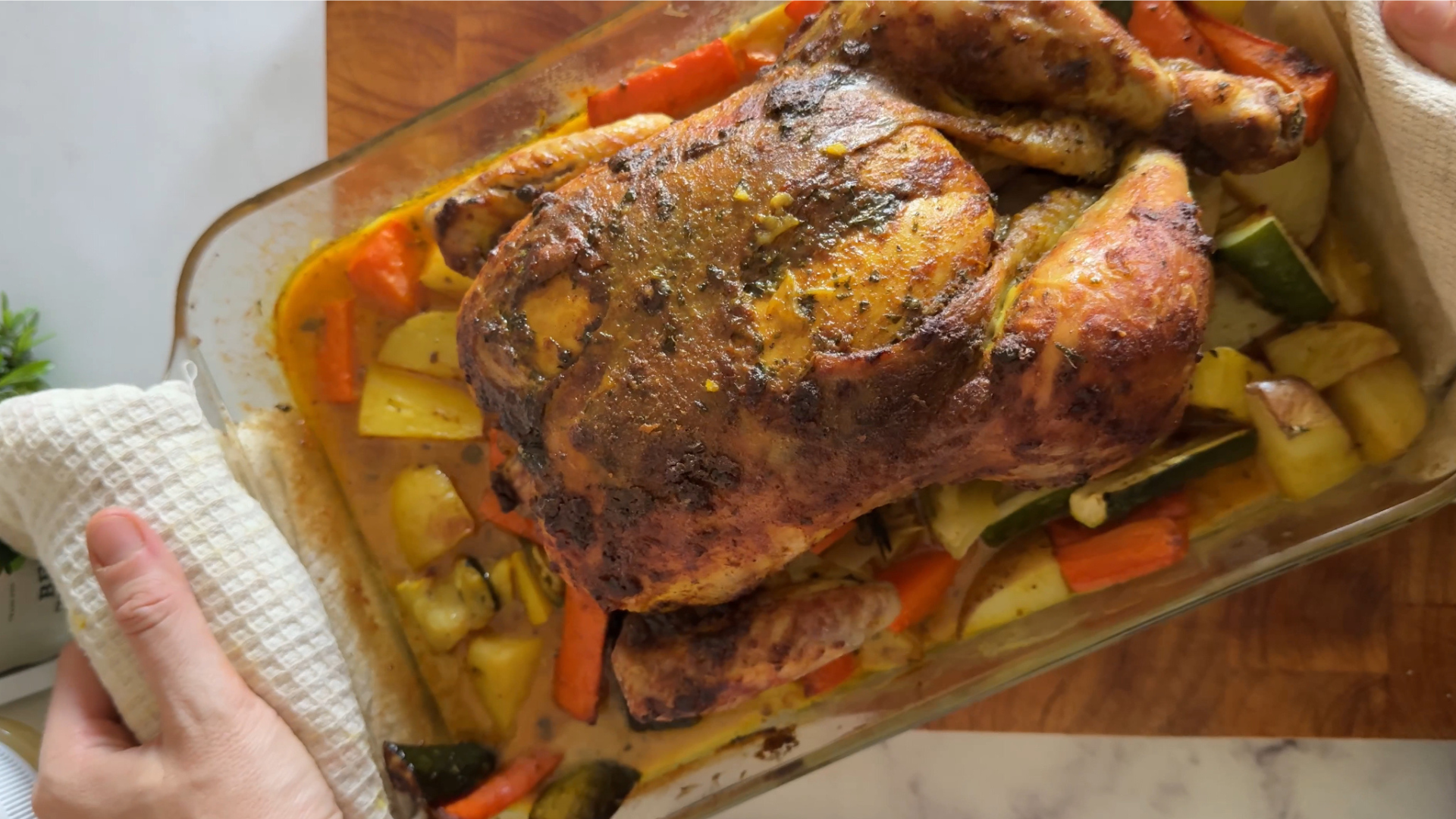 Garlic Tallow Roast Chicken