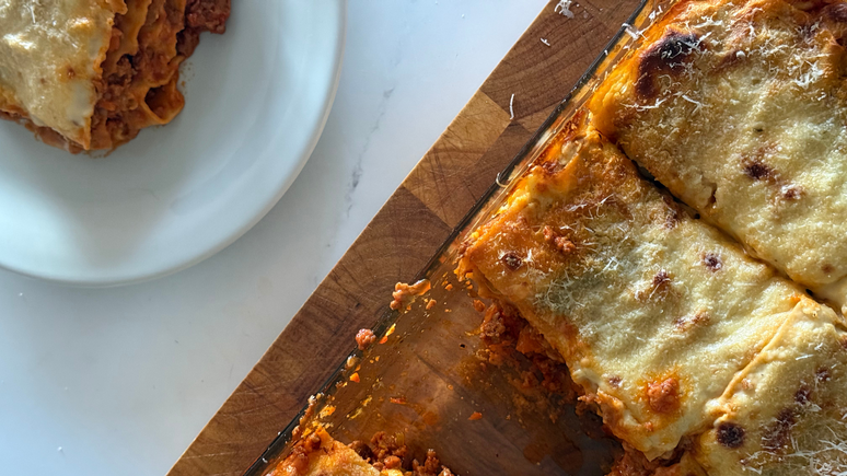 Homemade Lasagne with Bone Broth Ragu