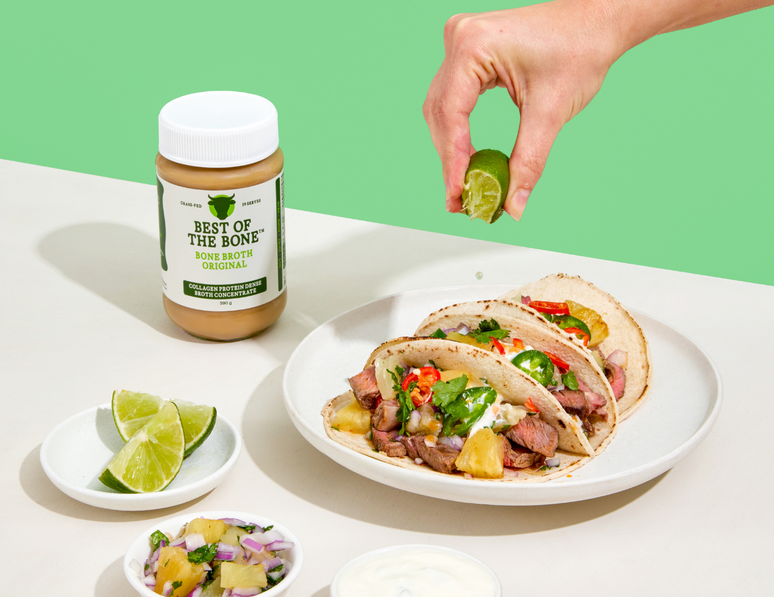 Beef Tacos with Pineapple Salsa