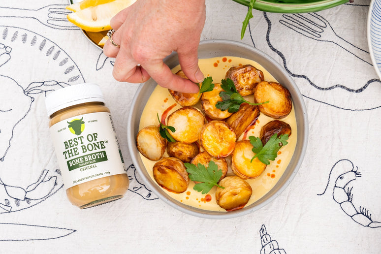 Cheat's Aioli and Tallow Roasted Potatoes