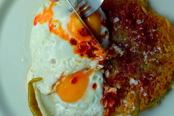 Joel's Crispy Tallow Rosti & Eggs