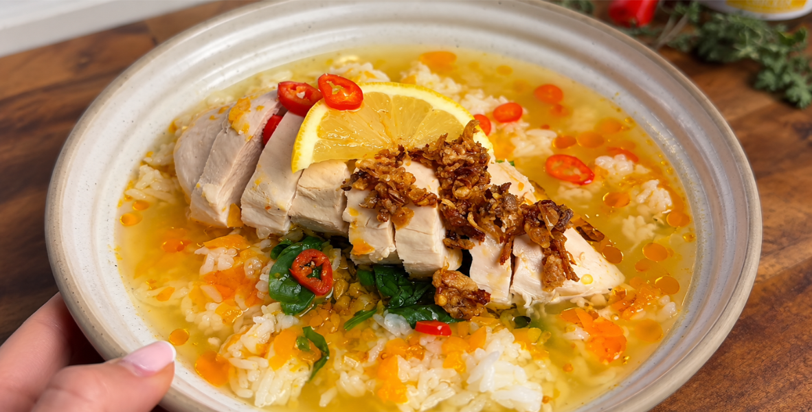 Nourishing Chicken Bone Broth Bowl