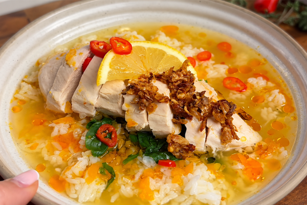 Nourishing Chicken Bone Broth Bowl