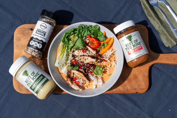 Spicy Miso Brothy Chicken Bowl