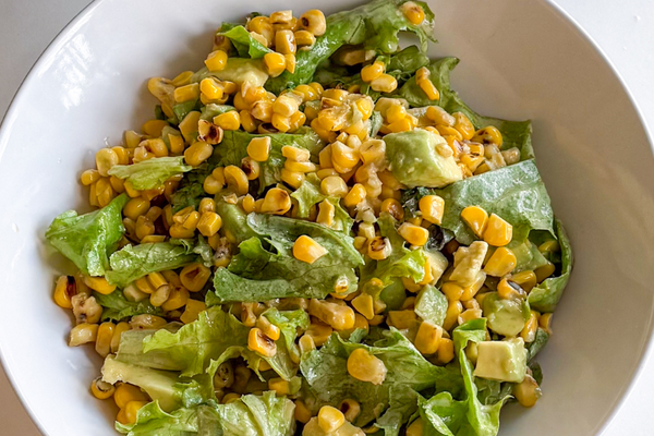 Summer Greens & Charred Corn Salad