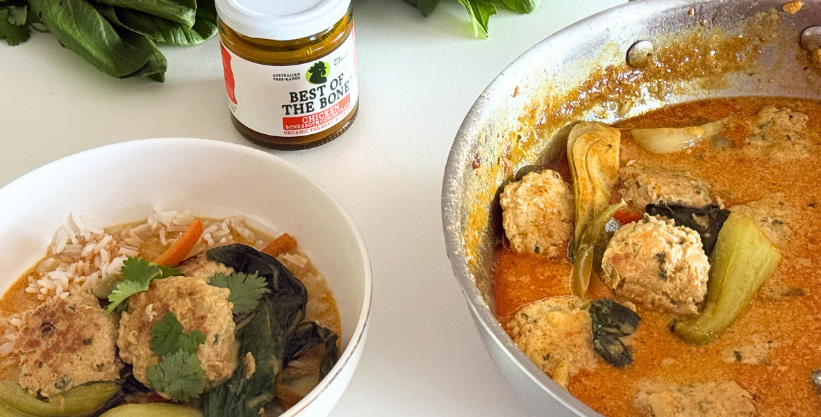 Thai Chicken Meatball Curry