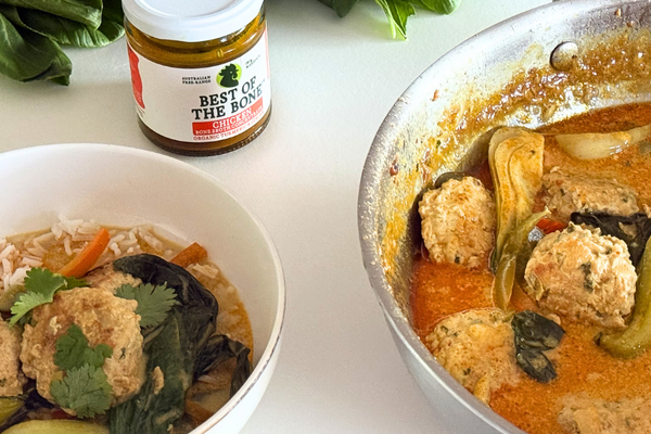 Thai Chicken Meatball Curry