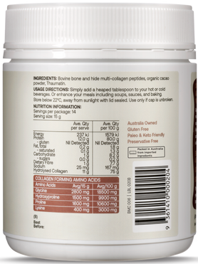 Multi Collagen Peptides - Dark Cacao