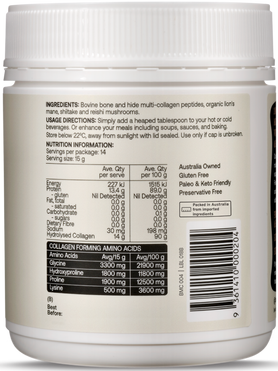 Collagen Peptide Powder - Organic Mushroom